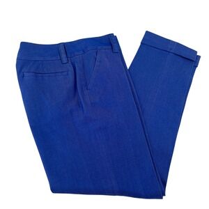 Alice + Olivia Blue Cropped Trousers Womens Size 6